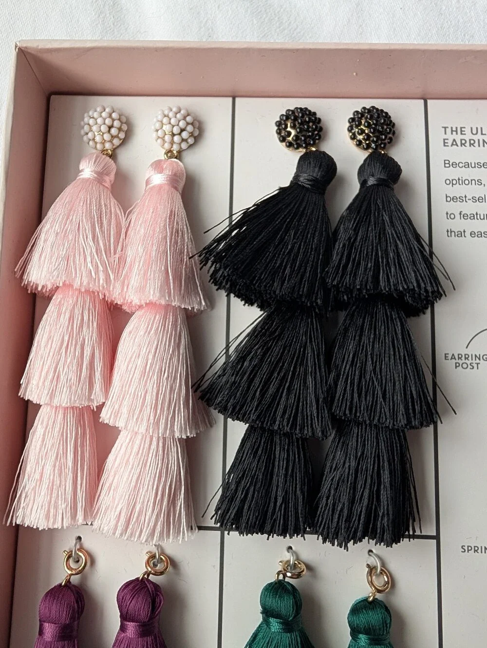 Baublebar For SugarFix Tassel Earrings Set – Mixed Colors 88+ Combinations